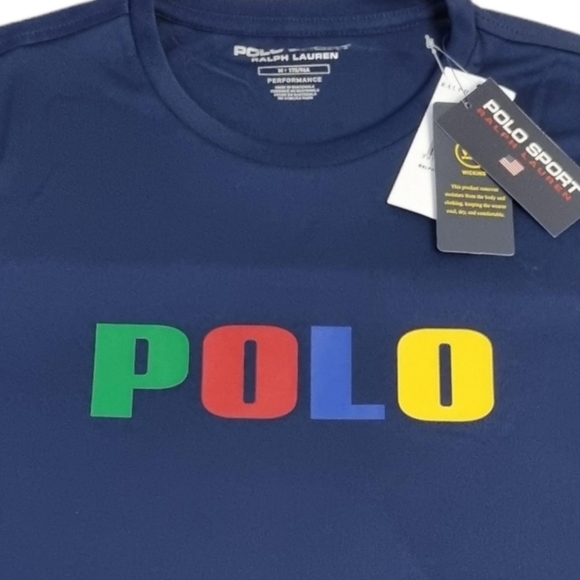 Ralph Lauren Polo Sport T Shirt Navy Blue New With Tags Mens Size Medium. - Picture 3 of 4